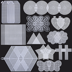 24Pcs 11 Styles DIY Plastic Canvas Shapes&nbsp;DIY-CP0012-41
