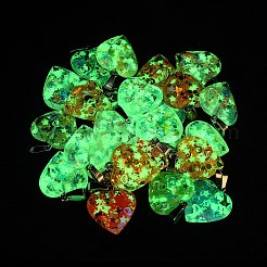Luminous Resin Sequins Pendants&nbsp;RESI-V006-01C-P
