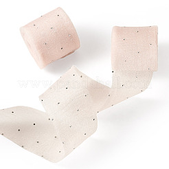 2Rolls Polyester Hot-fix Rhinestone Raw Edges Ribbon&nbsp;OCOR-TA0003-95F