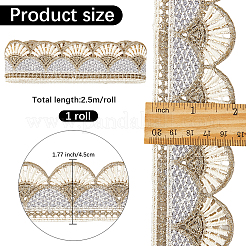 2.5M Polyester Lace Trim&nbsp;OCOR-GF0005-01B