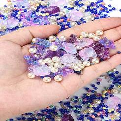 Ocean Theme Diy Painted Glass Beads&nbsp;DIY-YW0008-82B