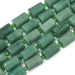 Natural Green Aventurine Beads Strands&nbsp;G-G453-E07-10x14mm