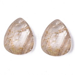 天然石のルチルクォーツペンダント  ナゲット  15~29x9~15x5~8mm  穴：1mm&nbsp;G-N0326-57