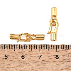 真鍮製折りたたみ式クラスプ  18KGP本金メッキ  22mm  穴：0.8mm&nbsp;KK-CBA7392-01G
