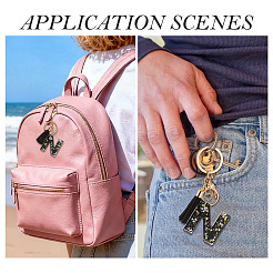 1Pc Resin Letter Keychains&nbsp;KEYC-TADJ0001-09N
