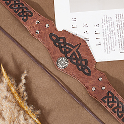 Imitation Leather Hat Bands&nbsp;DIY-WH20013-92C