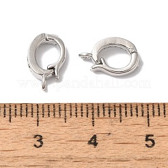 Brass Micro Pave Clear Cubic Zirconia Enhancer Shortener Pendant Bails&nbsp;KK-H483-07P