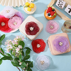 12Pcs 6 Colors Polyester Ornament Accessories&nbsp;DIY-CA0008-08A