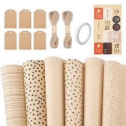 Heart Pattern Gift Wrapping Paper Sets&nbsp;DIY-TAC0020-48
