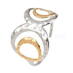 304 Stainless Steel Cuff Bangles for Women&nbsp;BJEW-G757-06GP