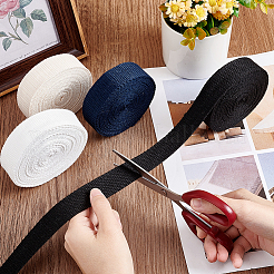 4 Rolls 4 Colors Polyester Ribbon&nbsp;OCOR-PH0001-72