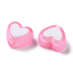 Heart Acrylic Beads&nbsp;TACR-S117-04G