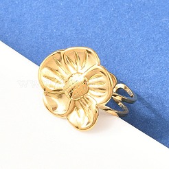 304 Stainless Steel Open Cuff Ring&nbsp;PW-WG89244-02