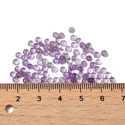 天然アメジストドーム/ハーフラウンドカボション  3x2mm&nbsp;G-G037-01C-08