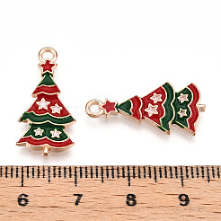 Christmas Theme Alloy Enamel Pendants&nbsp;ENAM-N056-403B