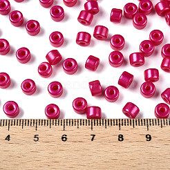 Baking Paint Pearlized Glass Seed Beads&nbsp;SEED-T008-03O
