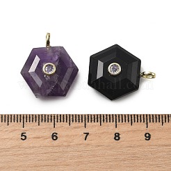 Natural Mixed Stone Pendants&nbsp;G-P588-02G-A