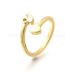 Brass Cuff Rings for Women&nbsp;RJEW-U044-V