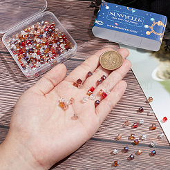 300Pcs 6 Colors Electroplate Glass Beads&nbsp;EGLA-SC0001-36C