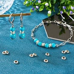10Pcs 925 Sterling Silver Spacer Beads&nbsp;STER-TA0001-43