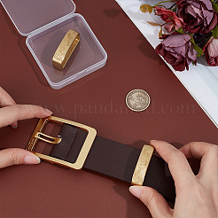 2Pcs Brass Belt Keeper Rings&nbsp;FIND-PH0061-85A