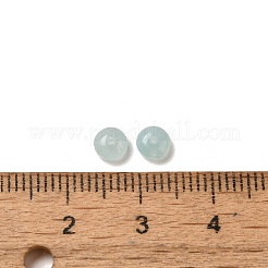 合成花のアマゾナイトビーズ  ロンデル  4.5x2.5mm  穴：1mm&nbsp;G-U008-01B-1