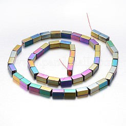 Electroplate Magnetic Synthetic Hematite Bead Strands&nbsp;G-A164-02A-01
