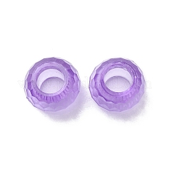 プラスチックビーズ  多面カット  バレル  ミックスカラー  9x6.5mm  穴：4.2mm  約1800個/500g&nbsp;KY-C013-08