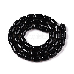 天然石ブラックトルマリンビーズ連売り  コラム  9~9.5x6mm  穴：0.9~1mm  約42~43個/連  15.24~15.8''（38.7~39.5センチメートル）&nbsp;G-G980-48