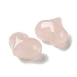 天然石ローズクォーツビーズ  ハート  14~14.5x18x10.5~11mm  穴：1mm&nbsp;G-M423-01C