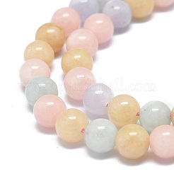 Natural White Jade Imitation Morganite Beads&nbsp;G-O201A-04A-1