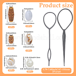 1Bag Plastic Hair Braiding Tool&nbsp;FIND-PA0001-57