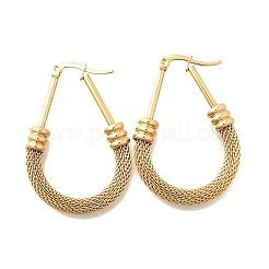 201 Stainless Steel Hoop Earrings&nbsp;EJEW-Q026-15G-A