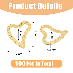 100Pcs 304 Stainless Steel Linking Rings&nbsp;STAS-DC0015-20