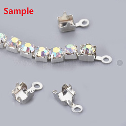 Brass Rhinestone Strass Chains&nbsp;CHC-S6-09S-1