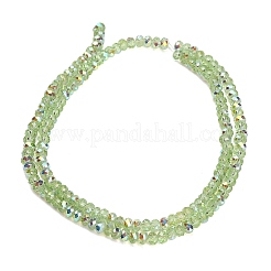 Electroplate Glass Beads Strands&nbsp;GL-CBAA615-03G