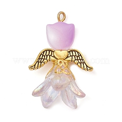 10Pcs Transparent Acrylic and Glass Pendants&nbsp;PALLOY-JF02446