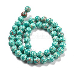 Synthetic Imperial Jasper Beads Strands&nbsp;G-E568-01B-02