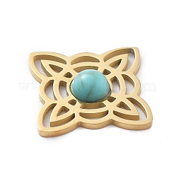Synthetic Turquoise Pendants&nbsp;STAS-I327-14G-02