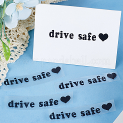 Laser PVC Drive Safe Self Adhesive Car Stickers&nbsp;STIC-WH0013-09C