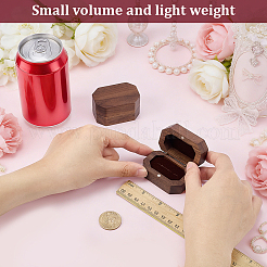 Octagon Wooden Ring Magnetic Boxes&nbsp;CON-WH0107-123C
