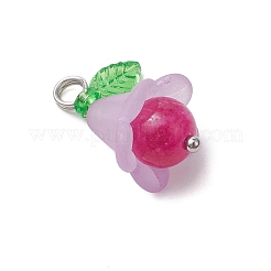 Natural Mashan Jade & Natural White Jade & Natural Quartz Pendants&nbsp;PALLOY-JF03404-02