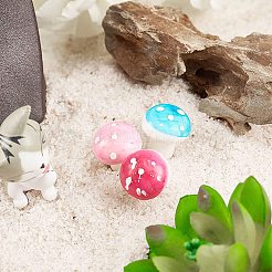 Artificial Plant Foam Colored Mushrooms&nbsp;AJEW-GA0001-27