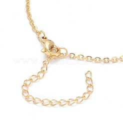 Brass Micro Pave Cubic Zirconia Pendant Necklaces&nbsp;NJEW-F281-05