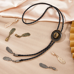 12Pcs 3 Colors Alloy Cord Ends&nbsp;FIND-FH0016-83B
