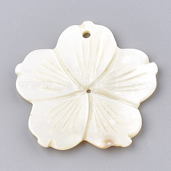 Freshwater Shell Pendants&nbsp;SHEL-S274-16