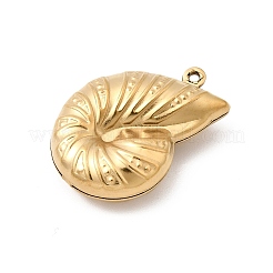 Ocean Theme 304 Stainless Steel Pendants&nbsp;STAS-G389-01G-02