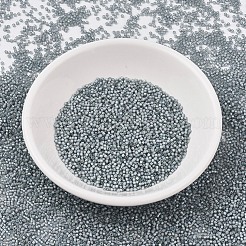 MIYUKIデリカビーズ  シリンダー  日本製シードビーズ  11/0  （db1793)ホワイトライニンググレーab  1.3x1.6mm  穴：0.8mm  約2000PCS /ボトル  10 G /ボトル&nbsp;SEED-JP0008-DB1793