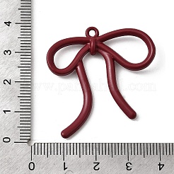 スプレーペイント合金ペンダント  蝶結び  ミックスカラー  33x35x5mm  穴：2mm&nbsp;FIND-H055-04