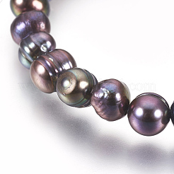 Natural Pearl Stretch Bracelets&nbsp;BJEW-JB03912